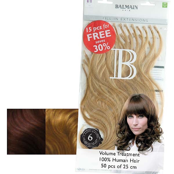 Balmain Fill-In Extensions Value Pack Natural Straight