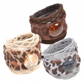 Solida Armband + Haargummi Animalprint